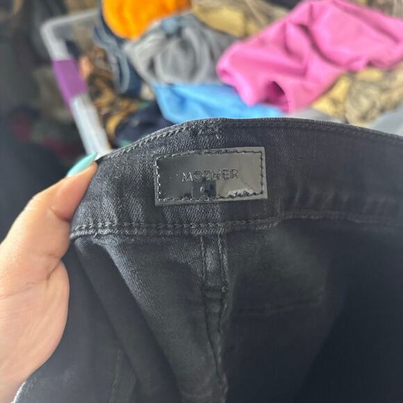 Mother The Wrapper Patch Springy Ankle Jean Not Guilty Size 25 - Picture 7 of 7